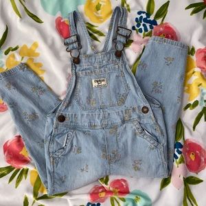 Oshkosh Jean Floral Overalls